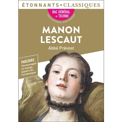 Afbeelding van MANON LESCAUT BAC 2023 PARCOURS PERSONNAGES EN MARGE PLAISIRS DU ROMANESQ