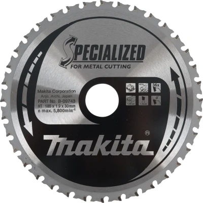 Afbeelding van Makita Cirkelzaagblad voor Staal Specialized Ø 185mm Asgat 30mm 36T B 09743