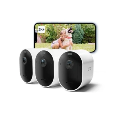 Afbeelding van Arlo Pro 5 beveiligingscamera wit 3 pack