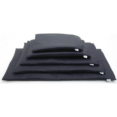 Afbeelding van Comfort benchkussen nylon zwart 90x60 cm polyestervezels