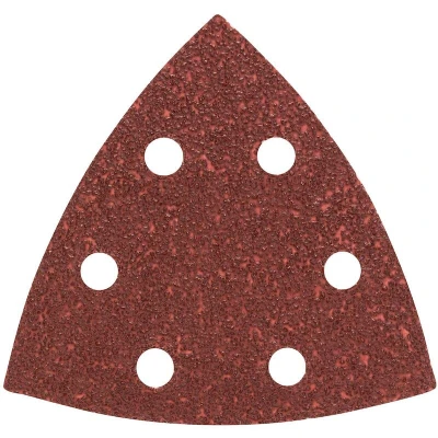 Afbeelding van Bosch Accessories 2609256A48 Deltaschuurpapier Met klittenband, Geperforeerd Korrelgrootte 40 Hoekmaat 93 mm 5 stuk(s)
