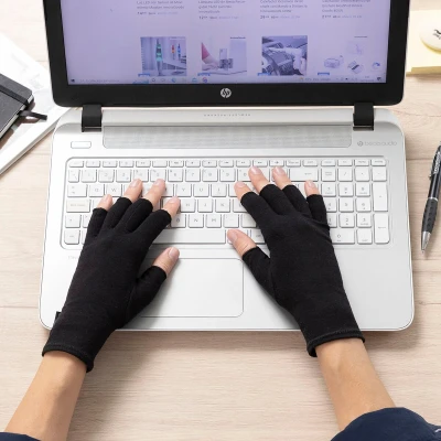 Afbeelding van Compressiehandschoenen voor artritis Arves InnovaGoods 2 Stuks M