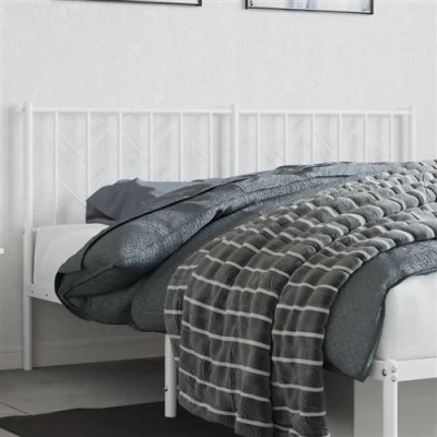Afbeelding van Hoofdbord 160 cm metaal wit