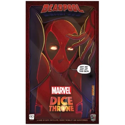 Afbeelding van Marvel X‑Men Deadpool Dice Throne dobbel en kaartspel Roxley Games