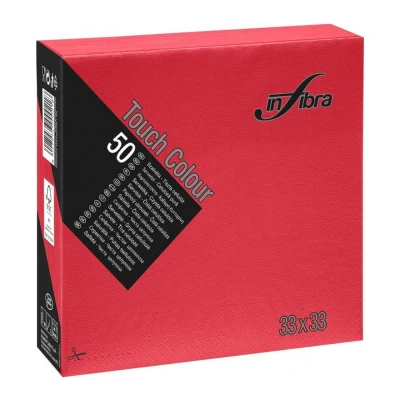Afbeelding van Infibra Servet Rood 24x50x