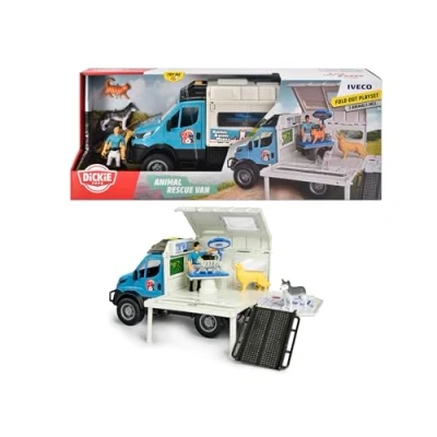 Afbeelding van Dickie Toys Iveco Animal Rescue Voertuig Vanaf 3 jaar Licht en geluid Speelgoedvoertuig