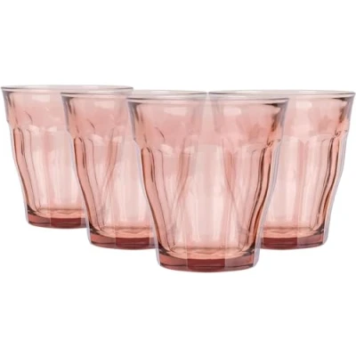 Afbeelding van Duralex Tumbler Picardie 25 cl Roze 4 stuks