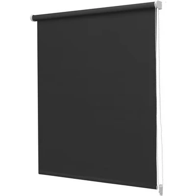 Afbeelding van Rolgordijn Verduisterend Zwart 150x190cm Raambekleding Intensions