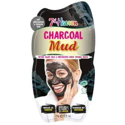 Afbeelding van 7th Heaven Peel Off Gezichtsmasker Charcoal MUD