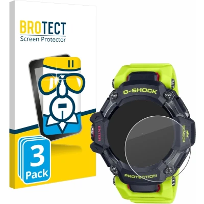 Afbeelding van BROTECT Glas Screenprotector voor Casio G Shock GBD H2000 Gehard Beschermglas 9H (3 Stuks)