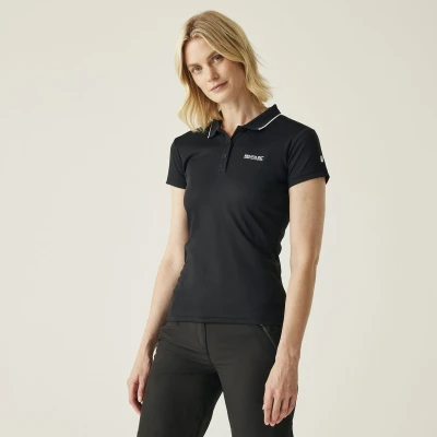 Afbeelding van Het Maverik V sportieve poloshirt van Regatta dames zwart