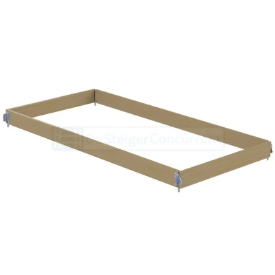 Afbeelding van 1.35x3.05m houten kantplankset
