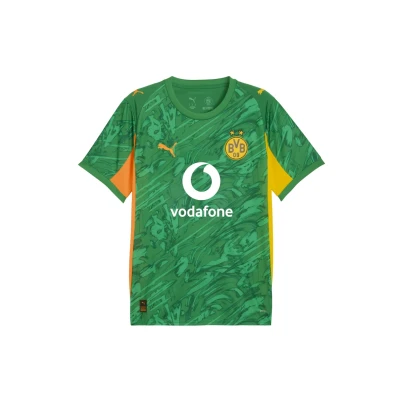 Afbeelding van PUMA Borussia Dortmund 25/26 Goalkeeper Short Sleeve Jersey Men voor Heren, Groen/Oranje, Maat L