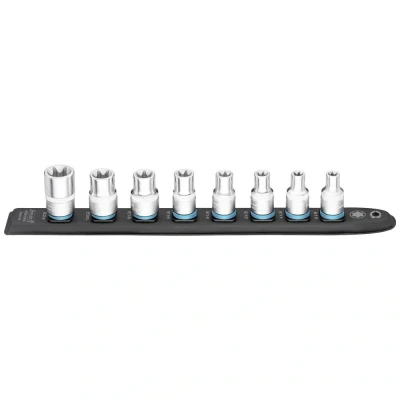 Afbeelding van Hazet 900E SR/8 Buiten Torx Houderstrip 8 delig Vierkant, 1/2 (12.5 mm)