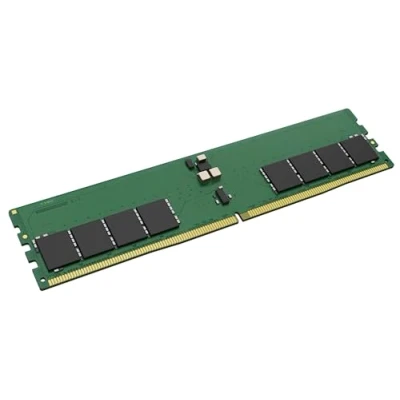 Afbeelding van Kingston RAM D5 6400 32GB C52 CU (1 x 32GB, 6400 MHz, DDR5 RAM, DIMM 288 pin), Zwart