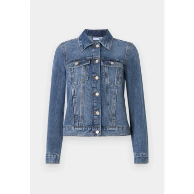 Afbeelding van Vero Moda Vmzorica Jacket Spijkerjas, Dames, Maat: XS, Medium blue denim