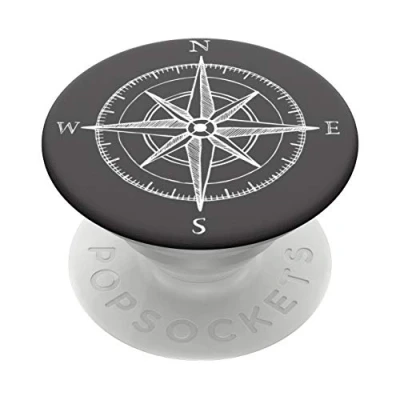 Afbeelding van PopSockets 801661 houder Mobiele telefoon/Smartphone Zwart, Wit