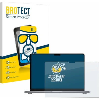 Afbeelding van BROTECT Screenprotector voor Apple MacBook Pro 14&quot; 2021 Folie Beschermfolie Beschermglas matte