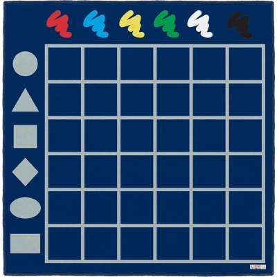 Afbeelding van vormen en sorteren speelkleed spel Merk: Achoka