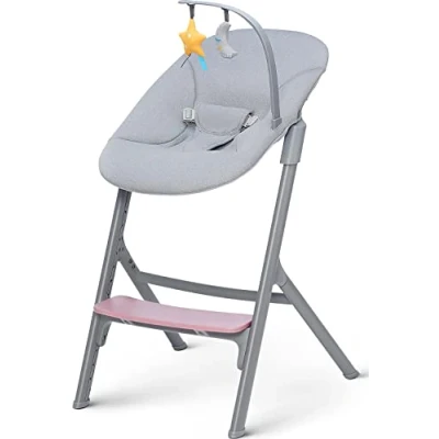 Afbeelding van Kinderkraft Kinderstoel Livy Aster Pink + Babyset/Wipstoel Calmee