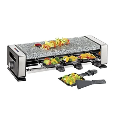 Afbeelding van Küchenprofi 1760502800 Raclette Vista 8, 1200 W, zilver