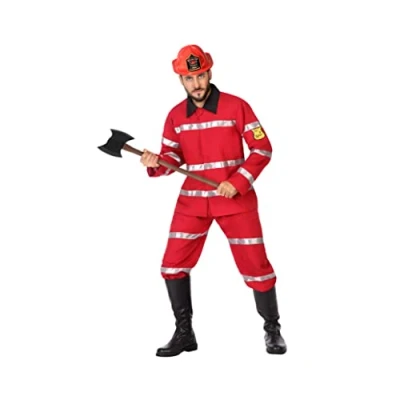 Afbeelding van Kostuums voor Volwassenen DISFRAZ BOMBERO XS S Shine Inline Brandweerman XS/S