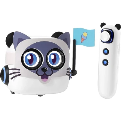 Afbeelding van Makeblock mTiny Robot speelgoed voor kinderen, interactieve emo robot, afstandsbediening, schermloze coderingsrobot kinderen met programmeerkaart, cadeau jongens en meisjes vanaf 3 jaar