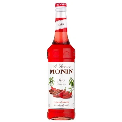 Afbeelding van MONIN Spicy siroop voor cocktail en zonder alcohol Natuurlijke aroma&#039;s 70 cl