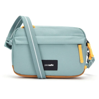 Afbeelding van PacSafe GO Crossbody Anti Diefstal Schoudertas Fresh Mint Groen Schoudertassen