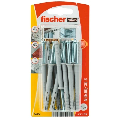 Afbeelding van Fischer Slagplug N 6x60 (Per 15 stuks)