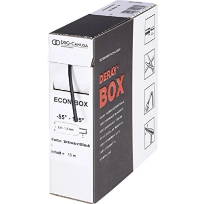 Afbeelding van DSG Canusa 8640090953 Krimpkous zonder lijm Zwart 9.50 mm 3 Krimpverhouding:3:1 5 m