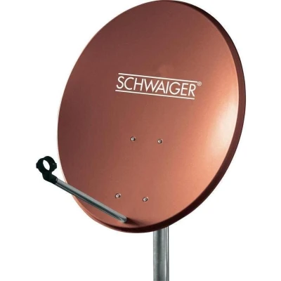 Afbeelding van Schwaiger SPI550.2 Satellietschotel 60 cm Reflectormateriaal: Staal Steenrood