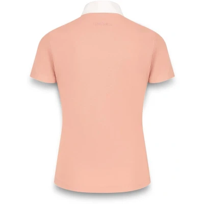 Afbeelding van Kentucky Horsewear Wedstrijdshirt Tokyo Meisjes Korte Mouw Oud Roze Maat 140 Ademend &amp; Elastisch