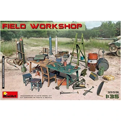 Afbeelding van 1:35 MiniArt 35591 Field Workshop Plastic Modelbouwpakket