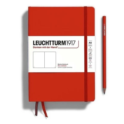 Afbeelding van Leuchtturm1917 A5 Medium Natural Colours Notitieboek blanco Fox Red Notebook 4004117625886