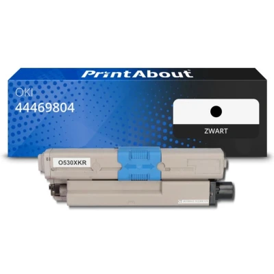 Afbeelding van Huismerk OKI 44469804 Toner Zwart