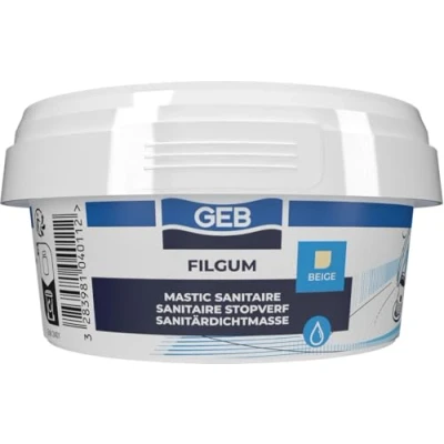 Afbeelding van GEB Filgum sanitair mastiek in pot 200 g drogisterij