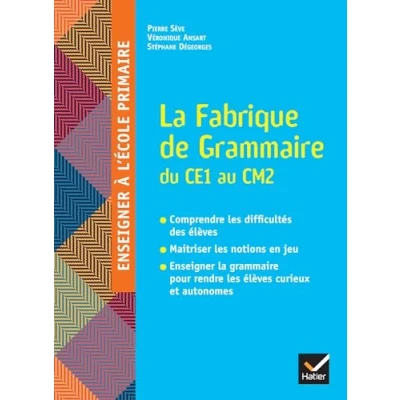 Afbeelding van LA FABRIQUE DE GRAMMAIRE DU CE1 AU CM2