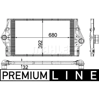Afbeelding van MAHLE ORIGINAL CI 59 000P Intercooler RENAULT: ESPACE 4