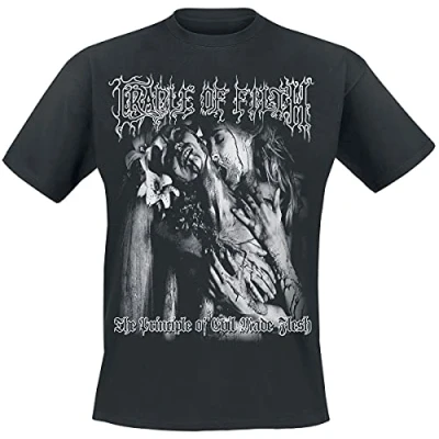 Afbeelding van Cradle Of Filth Supreme Vampiric Evil Heren T shirt M Zwart