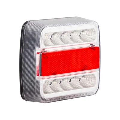 Afbeelding van TRAILERGEAR Achterlicht 10x10cm. LED WIT L=R