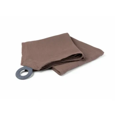 Afbeelding van Doomoo Basics Mom&#039;n Play Tetra Chocolate Veelzijdige borstvoedingsdoek biokatoen