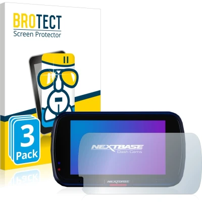 Afbeelding van BROTECT Screenprotector voor Nextbase 622GW Folie Beschermfolie Beschermglas transparant (3 Stuks)
