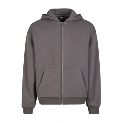 Afbeelding van Urban Classics Sweater met rits, Heren, Maat: 3XL, Magnet