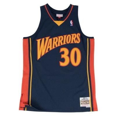 Afbeelding van Mitchell &amp; Ness Golden State Warriors Top, Heren, Maat: Small, Navy