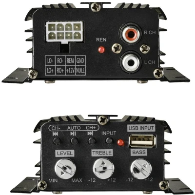 Afbeelding van Renkforce RF CMP 202 Versterker 2 kanaals 100 W Bluetooth/USB audio playback, Volume/bass/treble control