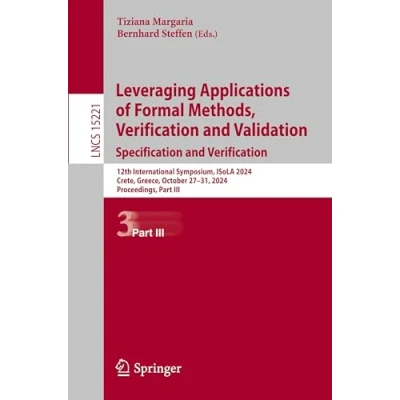 Afbeelding van Lecture Notes in Computer Science Leveraging Applications of Formal Methods, Verification and Validation. Specification
