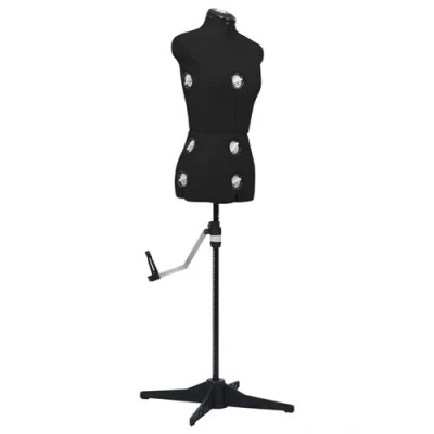 Image de vidaXL Mannequin de robe ajustable pour femme Crème S Taille 33 40