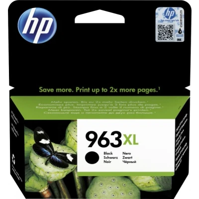 Afbeelding van HP 963XL originele high capacity zwarte inktcartridge (3JA30AE)