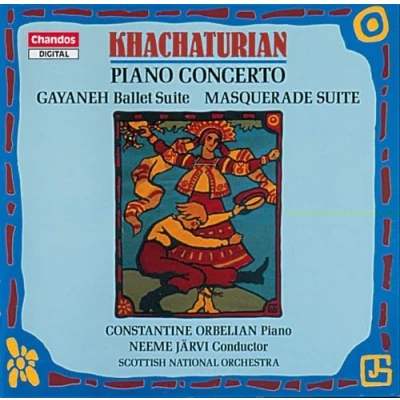 Afbeelding van Constantin Orbelian, Royal Scottish National Orchestra, Neeme Järvi Khachaturian: Piano Concerto / Masquerade Suite Gayaneh (CD)